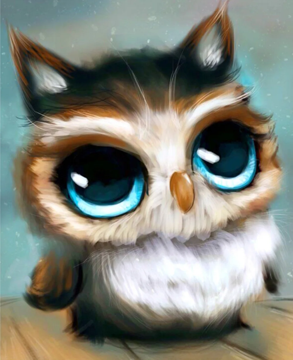 5D DIY Diamond Paintings Animal Full Drill Round Big-eyed Owl Baby Embroidery Cross Stith Kit Rhinestones Mosaic Art Decor Home
5D DIY Diamond Paintings Animal Full Drill Round Big-eyed Owl Baby Embroidery Cross Stith Kit Rhinestones Mosaic Art Decor Home