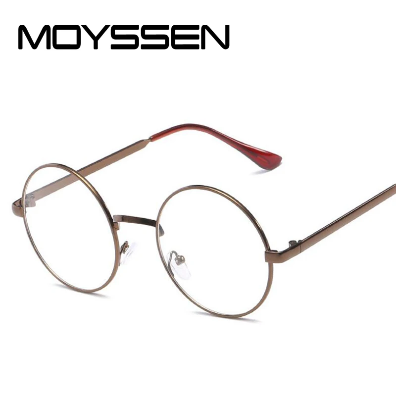 MOYSSEN Fashion Men's Retro Round Metal Eyeglasses Frame Women Decorative Geek Myopia Glasses Steve Eyewear Plain Mirror
MOYSSEN Fashion Men's Retro Round Metal Eyeglasses Frame Women Decorative Geek Myopia Glasses Steve Eyewear Plain Mirror