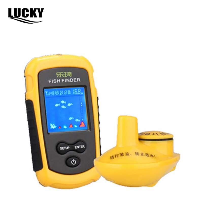 Lucky FFW1108-1 Portable Wireless WiFi Fish Finder 40m Depth Sonar Sounder Alarm Transducer Fishfinder with Colorful Display
Lucky FFW1108-1 Portable Wireless WiFi Fish Finder 40m Depth Sonar Sounder Alarm Transducer Fishfinder with Colorful Display