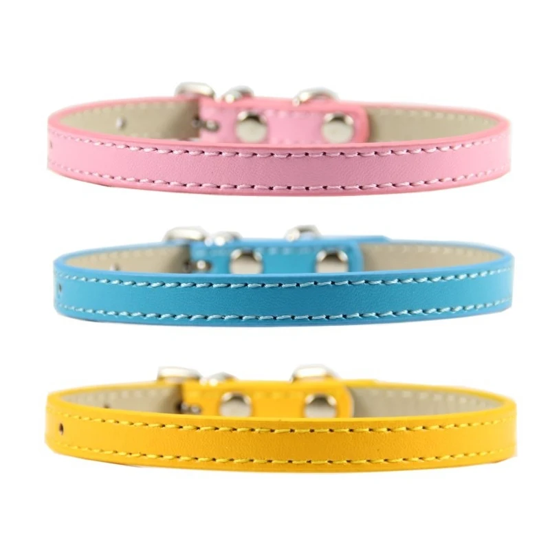 1 piece solid color dog collars PU leather colorful dog neck strap adjustable pet collar dog belt durable pet accessories
1 piece solid color dog collars PU leather colorful dog neck strap adjustable pet collar dog belt durable pet accessories