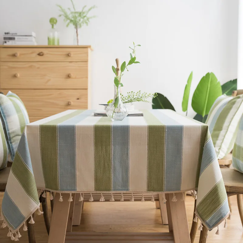 Proud Rose Striped Waterproof Table Cloth Blue Striped Tassel Tablecloths Table Decoration Cover Cloth Custom
Proud Rose Striped Waterproof Table Cloth Blue Striped Tassel Tablecloths Table Decoration Cover Cloth Custom