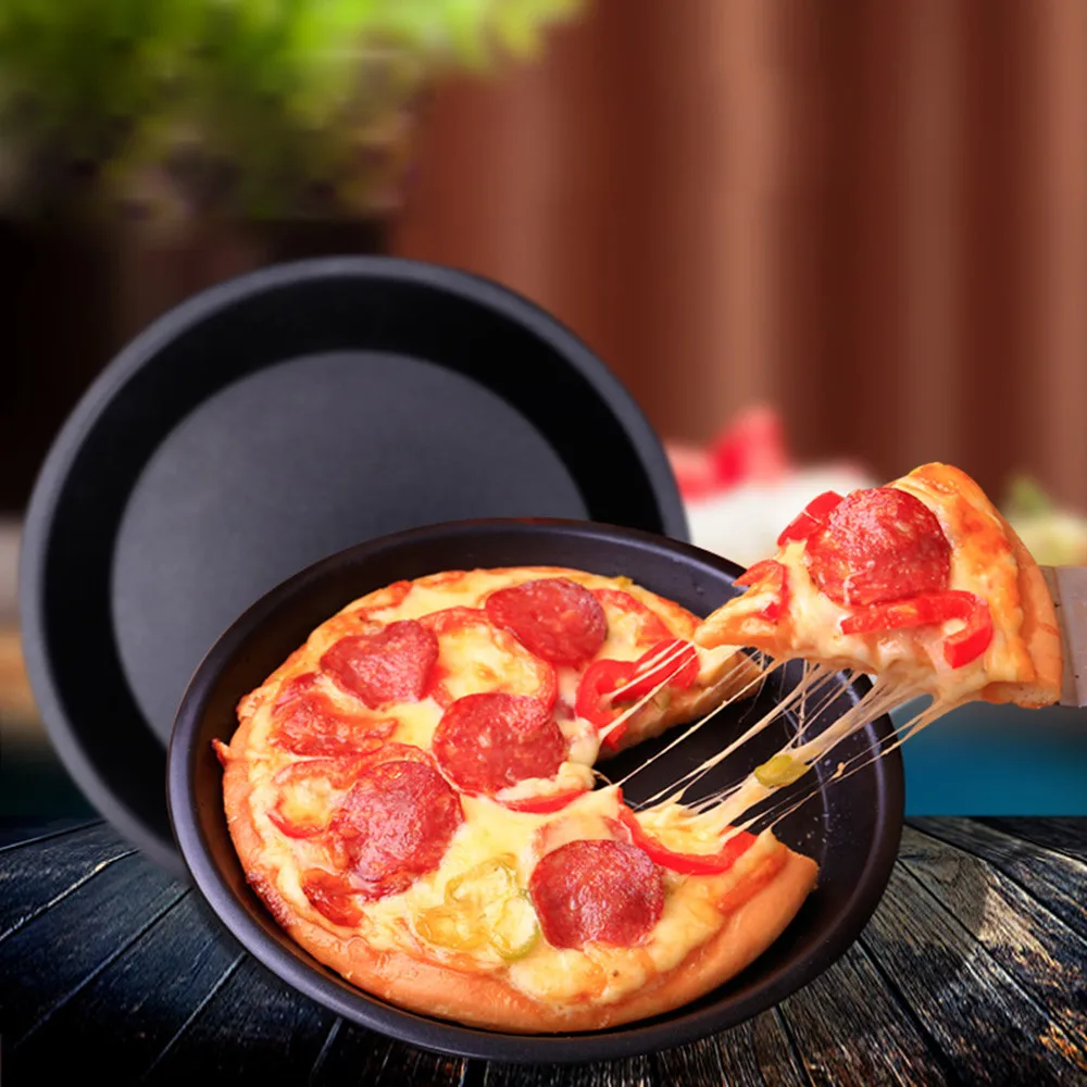 6/9 inch Round Carbon Steel Nonstick Pizza Baking Pan Tray Pizza Plate Dishes Holder Bakeware Home Kitchen Baking Tools #F
6/9 inch Round Carbon Steel Nonstick Pizza Baking Pan Tray Pizza Plate Dishes Holder Bakeware Home Kitchen Baking Tools #F