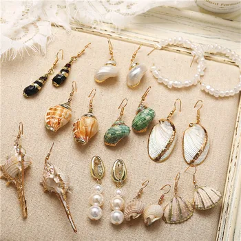 IF YOU Bohemia Conch Shell Peal Earrings For Women Fashion Cowrie Dangle Drop Earrings 2019 New Summer Beach Jewelry Gift Party
IF YOU Bohemia Conch Shell Peal Earrings For Women Fashion Cowrie Dangle Drop Earrings 2019 New Summer Beach Jewelry Gift Party