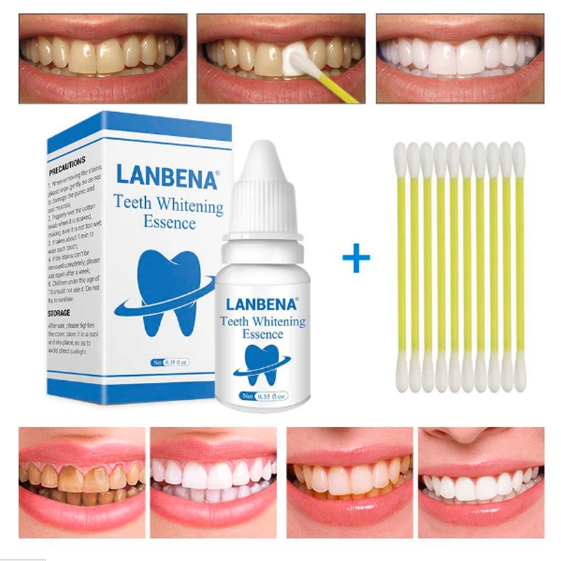 

LANBENA Teeth Whitening Essence Powder Oral Hygiene Cleaning Serum Removes Plaque Stains Tooth Bleaching Dental Tools Toothpaste