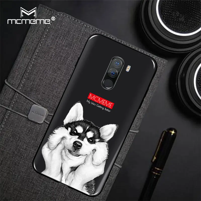 Xiaomi Pocophone F1 Case,Silicon Black Lovely Dog cat moon Painting Soft TPU Back Cover for Xiaomi Pocophone F1 Protect case
Xiaomi Pocophone F1 Case,Silicon Black Lovely Dog cat moon Painting Soft TPU Back Cover for Xiaomi Pocophone F1 Protect case