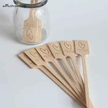100pcs Custom Engraved Wedding Stirrers Rectangle Wooden Swizzle Sticks Drinking Stirrers with Heart Date Wedding Cake Toppers
100pcs Custom Engraved Wedding Stirrers Rectangle Wooden Swizzle Sticks Drinking Stirrers with Heart Date Wedding Cake Toppers