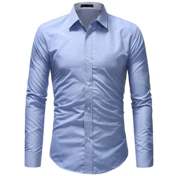 2018 New Men Shirts Business Long Sleeve Turn-Down Collar Male Shirt Slim Fit Popular Designs Gray Shirt
2018 New Men Shirts Business Long Sleeve Turn-Down Collar Male Shirt Slim Fit Popular Designs Gray Shirt