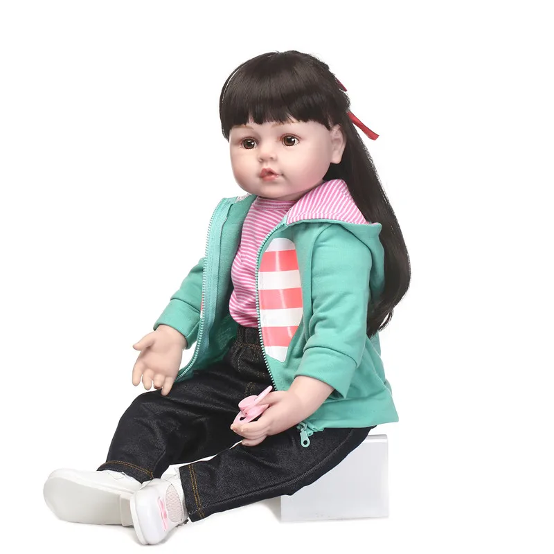 NPK 55cm Silicone Vinyl Baby Reborn Dolls adorable Handmade Kids bebe Princess reborn Toys gift Children bonecas
NPK 55cm Silicone Vinyl Baby Reborn Dolls adorable Handmade Kids bebe Princess reborn Toys gift Children bonecas