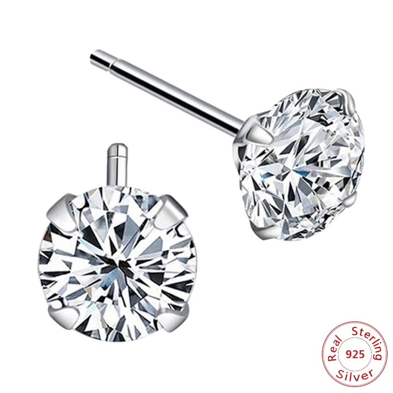 1 Pair 925 Sterling Silver Ear Stud Earing Rhinestone for Women Clear Small Wedding Earrings foe Lady Gifts Drop Shipping
1 Pair 925 Sterling Silver Ear Stud Earing Rhinestone for Women Clear Small Wedding Earrings foe Lady Gifts Drop Shipping