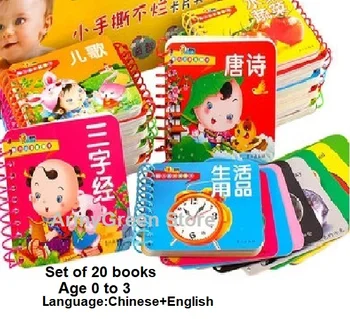 20 Books Kids Toddlers Early Education Learning Cards Book English Chinese Pinyin Knowledge Enlightenment Picture Book Age 0 - 3
20 Books Kids Toddlers Early Education Learning Cards Book English Chinese Pinyin Knowledge Enlightenment Picture Book Age 0 - 3