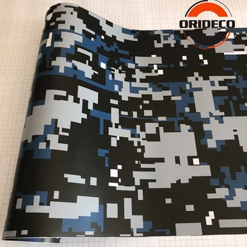 152X20/30/40/50CM Blue Black Digital Camouflage Vinyl Film Car Wrap Foil Adhesive Motorcycle Car Digit Camo Wrapping Decal
152X20/30/40/50CM Blue Black Digital Camouflage Vinyl Film Car Wrap Foil Adhesive Motorcycle Car Digit Camo Wrapping Decal