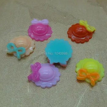100pcs/lot Flat back resin colorful bow Straw hat 19mm kawaii cabochons crafts DIY home wedding decorations
100pcs/lot Flat back resin colorful bow Straw hat 19mm kawaii cabochons crafts DIY home wedding decorations