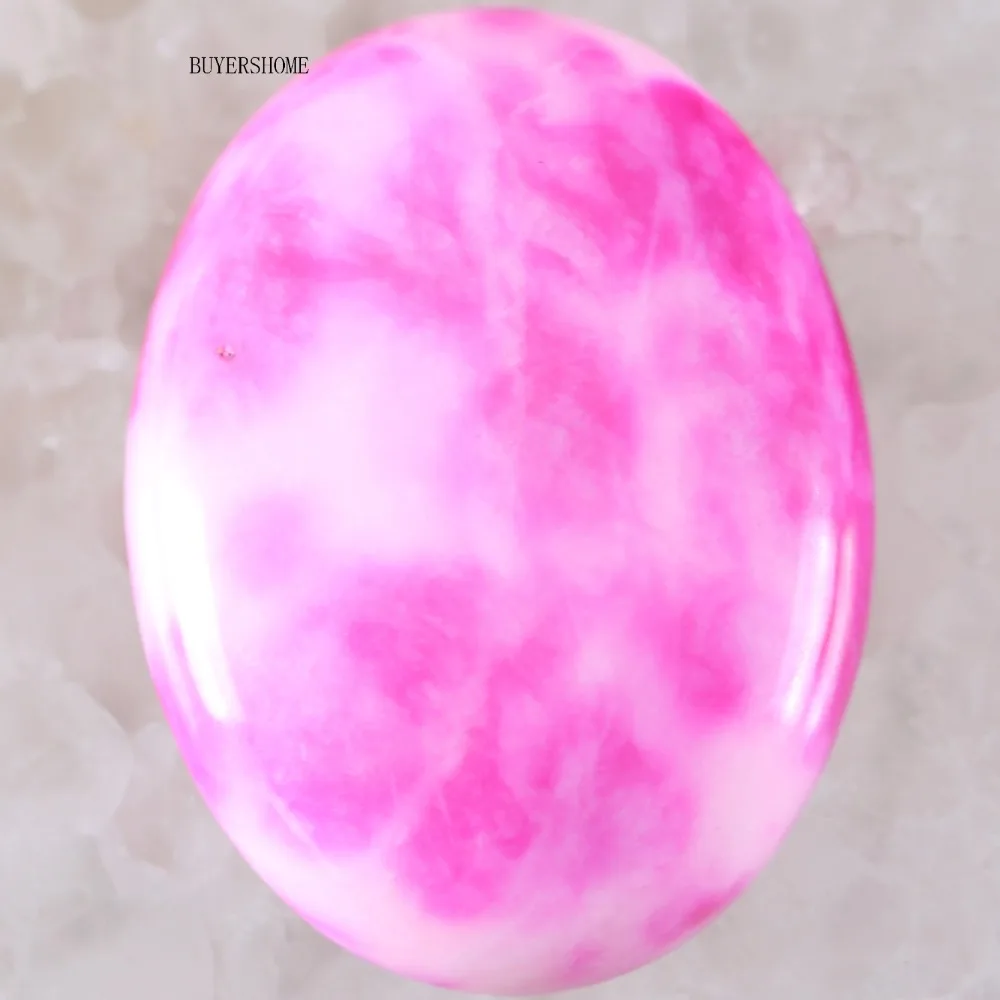Natural Beads Pink Jad Stones Cabochon CAB 30x40mm Semi-precious Fit Handmade Jewelry Women Men 1PC K1719
Natural Beads Pink Jad Stones Cabochon CAB 30x40mm Semi-precious Fit Handmade Jewelry Women Men 1PC K1719