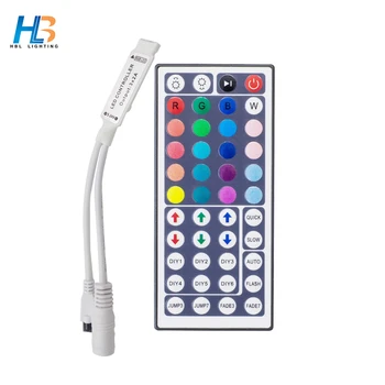 RGB Controller Dynamic Modes and Color DC 12V 44 Keys Dimmer Switch for 5050 3528 Led Strip lamps Light 1Pcs/Lot
RGB Controller Dynamic Modes and Color DC 12V 44 Keys Dimmer Switch for 5050 3528 Led Strip lamps Light 1Pcs/Lot