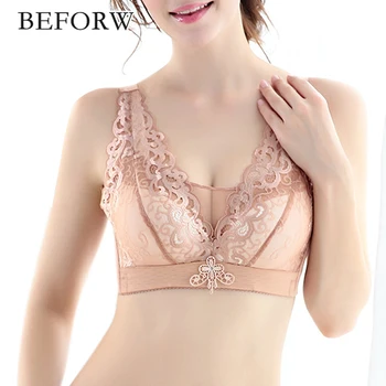 BEFORW Comfortable Sexy Bras Show Charm Sexy Push Up Bra Exquisite Wire Free Women Lingerie Elegant Breathable Lace Bra
BEFORW Comfortable Sexy Bras Show Charm Sexy Push Up Bra Exquisite Wire Free Women Lingerie Elegant Breathable Lace Bra