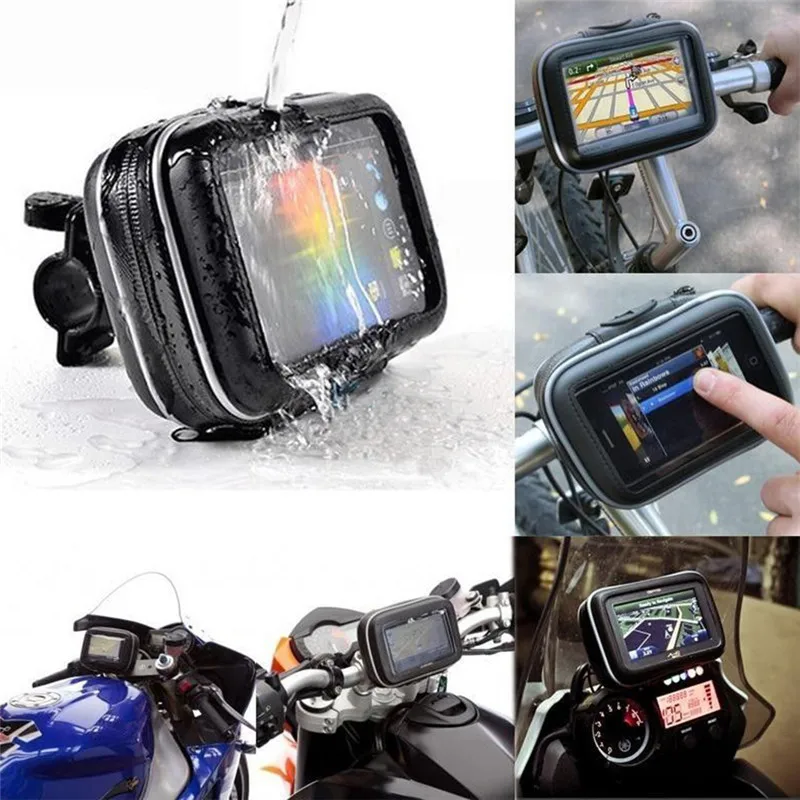 waterproof motorcycle sat nav holder