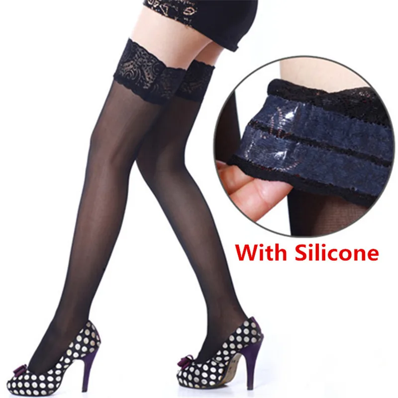 6 Colors Sexy Lace Stockings For Women Ladies Stay Up Thigh High Silicone Nylon Stockings Female Erotic Lingerie Pantyhose
6 Colors Sexy Lace Stockings For Women Ladies Stay Up Thigh High Silicone Nylon Stockings Female Erotic Lingerie Pantyhose
