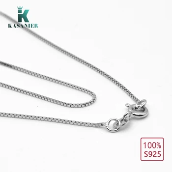 KASANIER 5PCS 925 Sterling Silver 1MM Thin Link Box Chain Necklace Women for Pendant Jewelry For Girls Women Italy Stamped
KASANIER 5PCS 925 Sterling Silver 1MM Thin Link Box Chain Necklace Women for Pendant Jewelry For Girls Women Italy Stamped