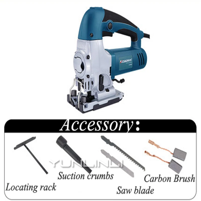 Multi-function Chainsaw 600W Jig Saw Mini Board Cutting Machine Handheld Woodworking Saw Tools With 2pcs Saw Blades AT3602
Multi-function Chainsaw 600W Jig Saw Mini Board Cutting Machine Handheld Woodworking Saw Tools With 2pcs Saw Blades AT3602