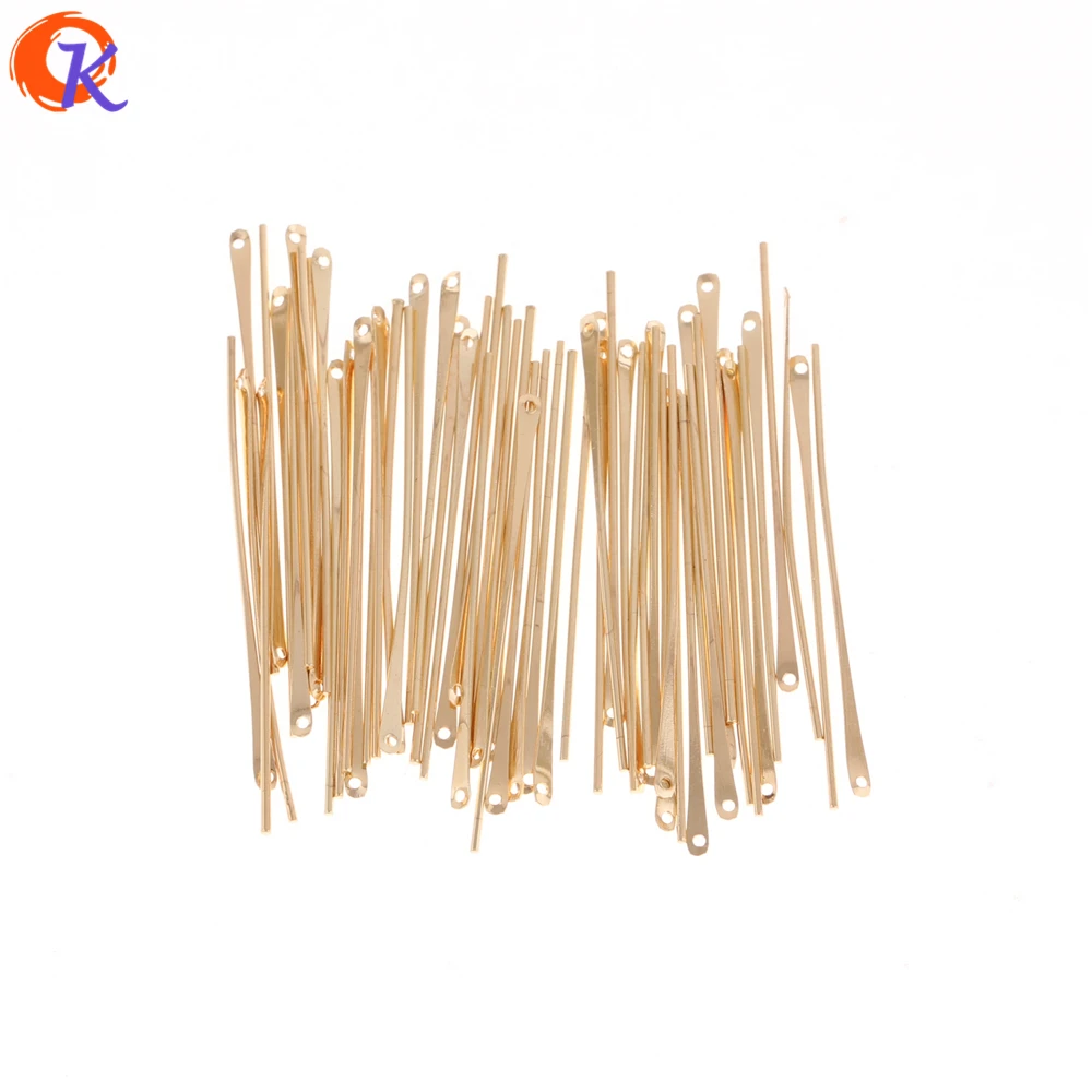 Cordial Design 100Pcs 43mm Jewelry Accessories/Copper Material/Gold Connectors Stick/Earrings Base/Hand Made/Earrings Finding
Cordial Design 100Pcs 43mm Jewelry Accessories/Copper Material/Gold Connectors Stick/Earrings Base/Hand Made/Earrings Finding