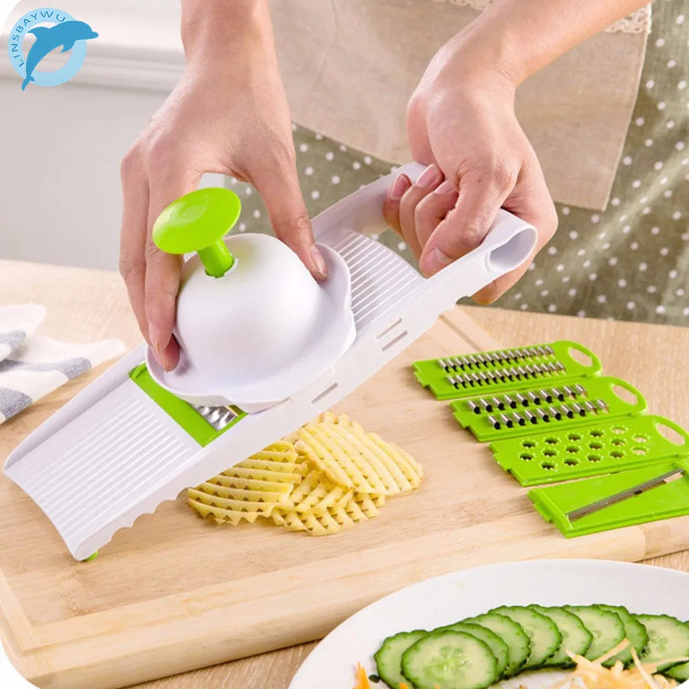 LINSBAYWU Multi Mandoline Vegetable Slicer & Grater Kitchen Set- Dicer Slicer Potato Carrot Dicer Salad Maker Assistant
LINSBAYWU Multi Mandoline Vegetable Slicer & Grater Kitchen Set- Dicer Slicer Potato Carrot Dicer Salad Maker Assistant