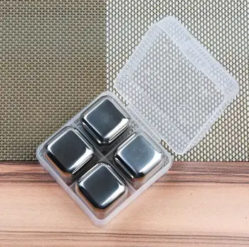 4 PCS Stainless Steel Ice Cubes, Reusable Chilling Stones for Whiskey Wine, Keep Your Drink Cold Longer.
4 PCS Stainless Steel Ice Cubes, Reusable Chilling Stones for Whiskey Wine, Keep Your Drink Cold Longer.