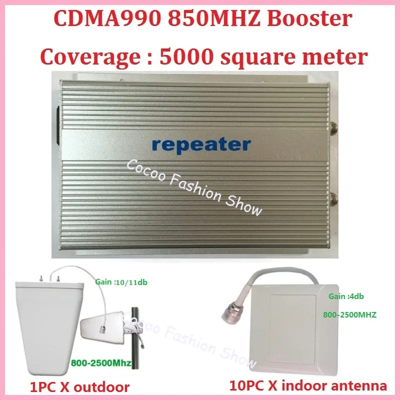 5000 square meters coverage area,3W(40dBm) gain 85dB CDMA 850MHz Cell Phone Signal booster/repeater/Amplifier Kit with antenna
5000 square meters coverage area,3W(40dBm) gain 85dB CDMA 850MHz Cell Phone Signal booster/repeater/Amplifier Kit with antenna