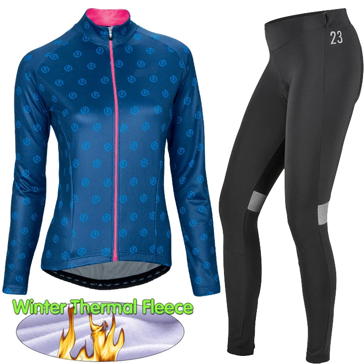 Winter Thermal Fleece Cycling Kit for Women Long Sleeves Cycling Jersey Set Pro Cycling Clothing Bike Wear MTB Ropa Ciclismo
Winter Thermal Fleece Cycling Kit for Women Long Sleeves Cycling Jersey Set Pro Cycling Clothing Bike Wear MTB Ropa Ciclismo