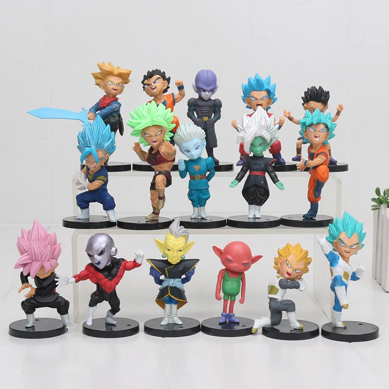 16pcs/set Dragon Ball Super Toy Chikara no Taikai Son Goku Vegeta Trunks Hitto Cabba Jiren Goku Black Zamasu Action Figure Toys
16pcs/set Dragon Ball Super Toy Chikara no Taikai Son Goku Vegeta Trunks Hitto Cabba Jiren Goku Black Zamasu Action Figure Toys
