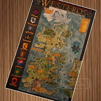 Vintage Game of Thrones Map Westeros House Retro Poster Canvas Painting DIY Wall Paper Posters Home Decor Gift
Vintage Game of Thrones Map Westeros House Retro Poster Canvas Painting DIY Wall Paper Posters Home Decor Gift