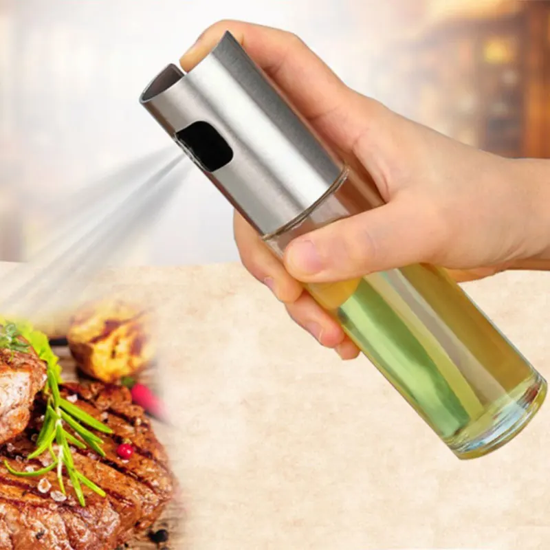 Oil Sprayer Pot Stainless Steel Olive Mister Oil Spray Pump Fine Bottle Cooking Roast Bake Oil Bottle Tools for Pasta 17.5*4cm
Oil Sprayer Pot Stainless Steel Olive Mister Oil Spray Pump Fine Bottle Cooking Roast Bake Oil Bottle Tools for Pasta 17.5*4cm