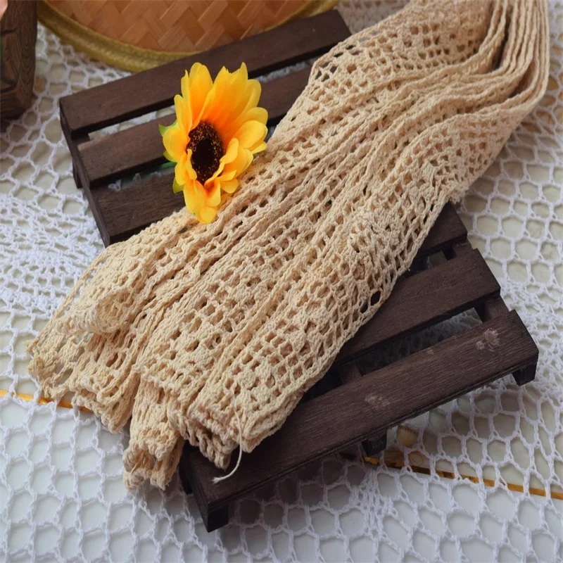 3CM Wide 2019New Beige cotton crochet lace fabric Applique Ribbon Trim DIY sewing knitted fringe tassel roll guipure dress decor
3CM Wide 2019New Beige cotton crochet lace fabric Applique Ribbon Trim DIY sewing knitted fringe tassel roll guipure dress decor