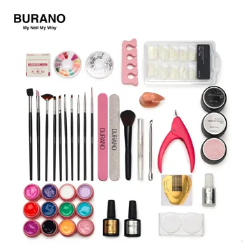 Burano 12 Color UV Gel Practice Fingers Cutter top coat Nail Art DIY Tool Kits Sets manicure set 805 
Burano 12 Color UV Gel Practice Fingers Cutter top coat Nail Art DIY Tool Kits Sets manicure set 805