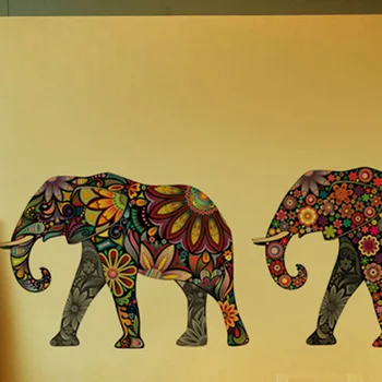 Modern Diy Large Vinyl Colorful Elephant Wall Stickers Wall Decals Removable Animal Home Decor Adesivo De Parede Art Posters
Modern Diy Large Vinyl Colorful Elephant Wall Stickers Wall Decals Removable Animal Home Decor Adesivo De Parede Art Posters