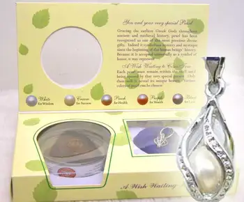 SALE Popular Gift One box helix pendant Wish Pearl Necklace set-who120_1 Wholesale/retail Free shipping
SALE Popular Gift One box helix pendant Wish Pearl Necklace set-who120_1 Wholesale/retail Free shipping