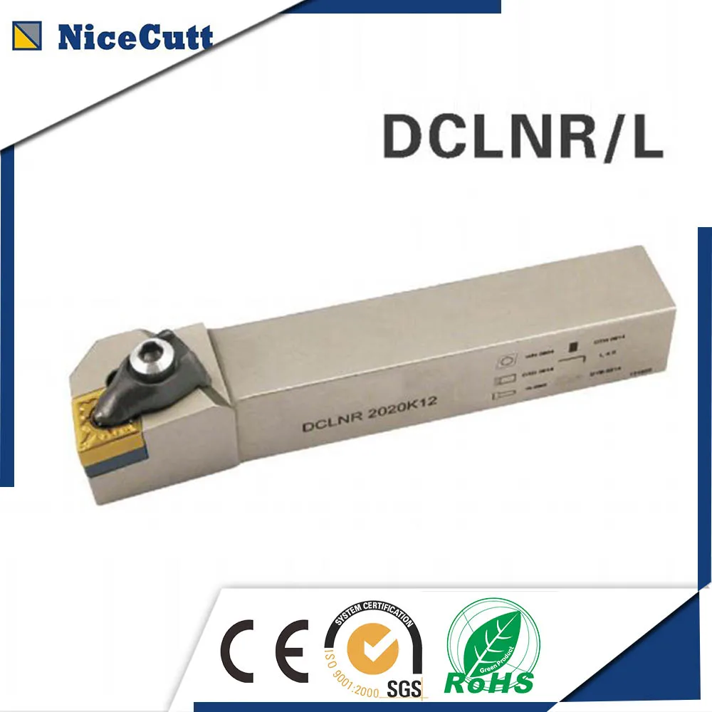 DCLNR/L2020K12 Nicecutt External Turning Tool Holder for CNMG insert Lathe Tool Holder
DCLNR/L2020K12 Nicecutt External Turning Tool Holder for CNMG insert Lathe Tool Holder