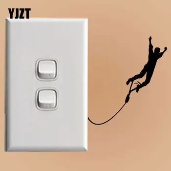 YJZT Bungee Jumping Extreme Sports Coolest Light Switch Wall Sticker Vinyl Art Decal Any Room Decor 8SS2234
YJZT Bungee Jumping Extreme Sports Coolest Light Switch Wall Sticker Vinyl Art Decal Any Room Decor 8SS2234