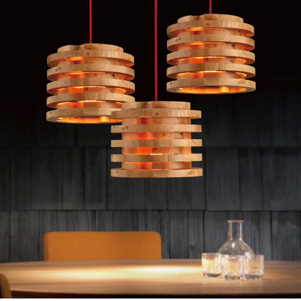 Bar Pendant Lights solid wood modern American country rural light creative personality villa single head restaurant lamp YA72712
Bar Pendant Lights solid wood modern American country rural light creative personality villa single head restaurant lamp YA72712
