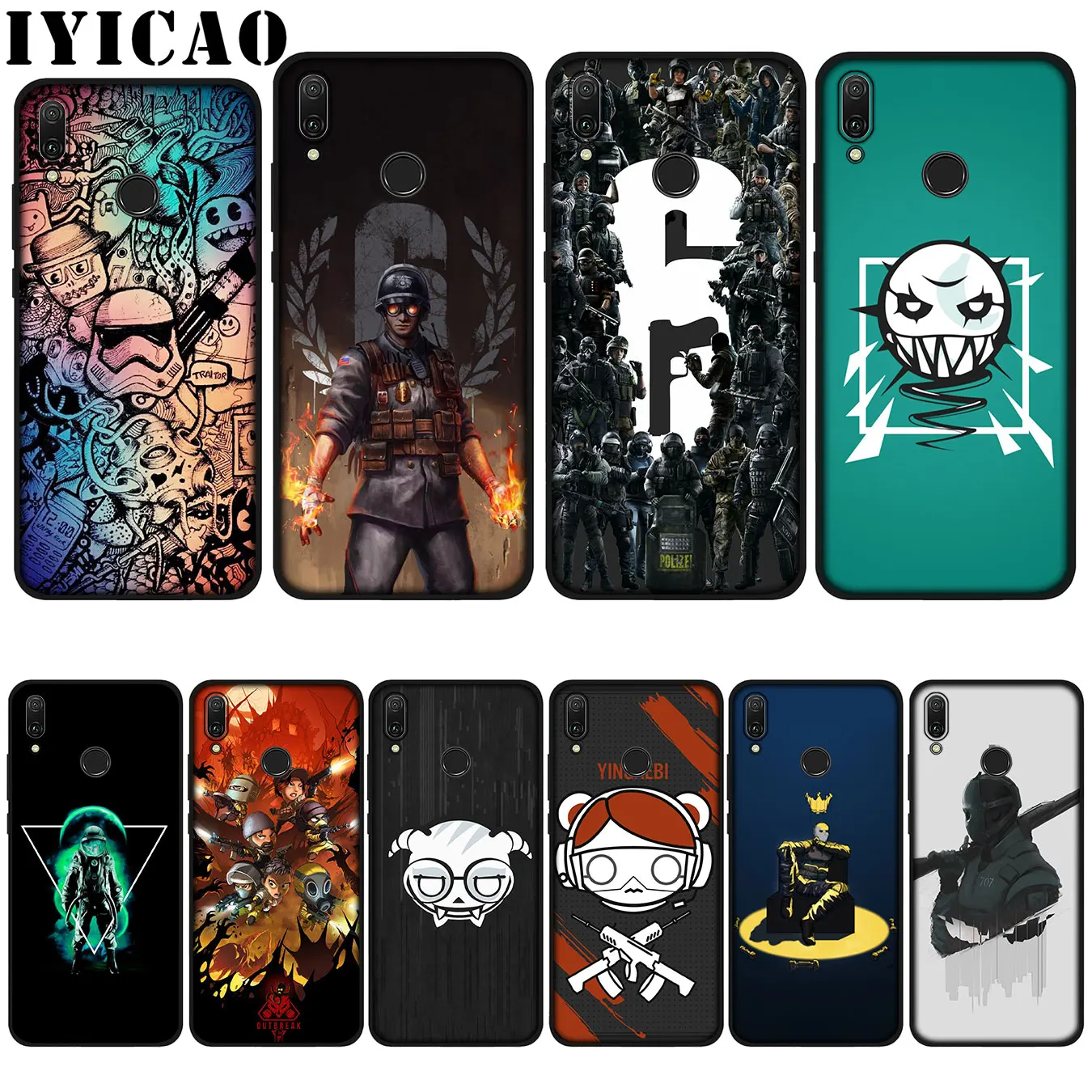 IYICAO Voltron Rainbow Six Siege Soft Case for Huawei P20 Pro P10 P8 P9 P30 Lite Mini 2017 P Smart 2019 Cover
IYICAO Voltron Rainbow Six Siege Soft Case for Huawei P20 Pro P10 P8 P9 P30 Lite Mini 2017 P Smart 2019 Cover