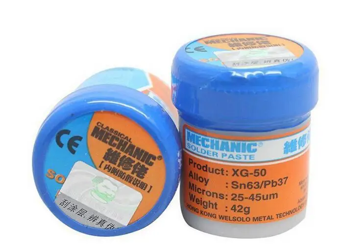 2PCS/Lot Bga New Arrival MECHANIC Solder Flux Paste Soldering Tin Cream Sn63/Pb37 XG-50, New Packing from MECHANIC
2PCS/Lot Bga New Arrival MECHANIC Solder Flux Paste Soldering Tin Cream Sn63/Pb37 XG-50, New Packing from MECHANIC