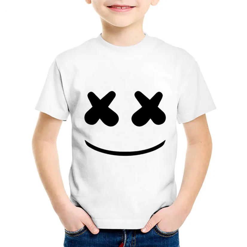Children Fashion Print Marshmello Face Smile Funny T-shirts Kids Cute Summer Clothes Casual Tops Baby Tees For Boys/Girls,HKP343
Children Fashion Print Marshmello Face Smile Funny T-shirts Kids Cute Summer Clothes Casual Tops Baby Tees For Boys/Girls,HKP343