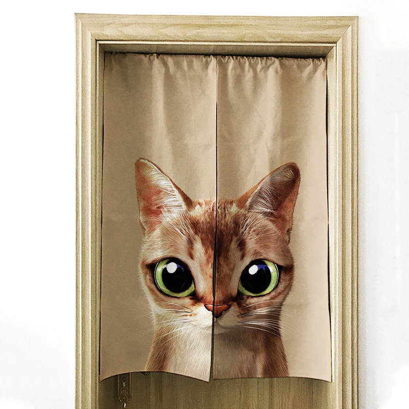 3D Creative Japanese Style Embellished Cartoon HD Cat Printed Door Curtains for Noodle Store Kitchen Room Decoration
3D Creative Japanese Style Embellished Cartoon HD Cat Printed Door Curtains for Noodle Store Kitchen Room Decoration