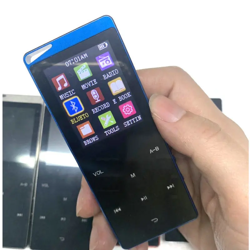 Luxury Metal MP4 Player Bluetooth Player Portable Slim MP3 MP 4 Media 2.4 inch Touch Key FM Radio 16GB Music Player Gift
Luxury Metal MP4 Player Bluetooth Player Portable Slim MP3 MP 4 Media 2.4 inch Touch Key FM Radio 16GB Music Player Gift