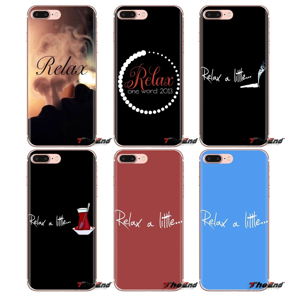 TPU Transparent Bag Case For Xiaomi Redmi 4A S2 Note 3 3S 4 4X 5 Plus 6 7 6A Pro Pocophone F1 Relax a Little Life Phrases Poster
TPU Transparent Bag Case For Xiaomi Redmi 4A S2 Note 3 3S 4 4X 5 Plus 6 7 6A Pro Pocophone F1 Relax a Little Life Phrases Poster