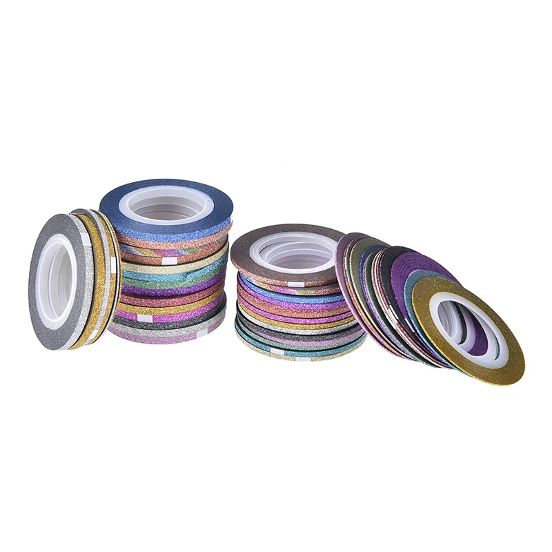 6/14 Rolls Matte Glitter Nail Striping Tape Set 1/2/3mm Line Multi Color Nail Art Transfer Sticker Nail Art Decals Kit
6/14 Rolls Matte Glitter Nail Striping Tape Set 1/2/3mm Line Multi Color Nail Art Transfer Sticker Nail Art Decals Kit