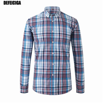 2019 DEFEICIGA Mens Plaid Pure Cotton Shirt Summer Mens 100% Cotton Casual Shirt Fashion Man High Quality Shirts 026
2019 DEFEICIGA Mens Plaid Pure Cotton Shirt Summer Mens 100% Cotton Casual Shirt Fashion Man High Quality Shirts 026