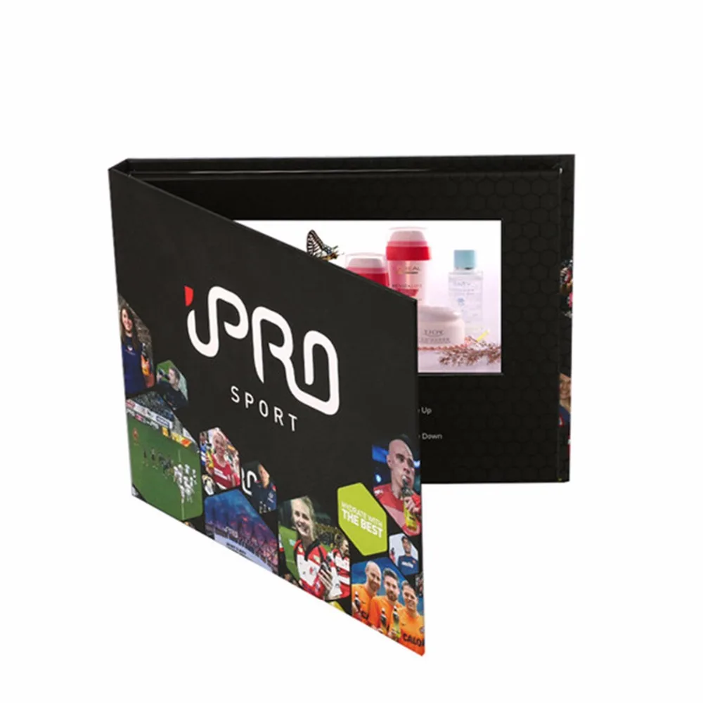 Custom production hardcover video Brochure 7inch Universal Video Greeting Cards watching booklet for Advertising busines on sale
Custom production hardcover video Brochure 7inch Universal Video Greeting Cards watching booklet for Advertising busines on sale