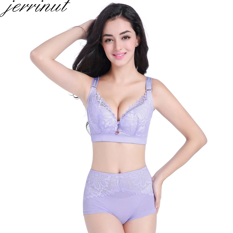Jerrinut Sexy Plus Size Bra Panties Set Super Push Up Bras For Women Lace Underwear Wire Free Breathable Lingerie Set
Jerrinut Sexy Plus Size Bra Panties Set Super Push Up Bras For Women Lace Underwear Wire Free Breathable Lingerie Set