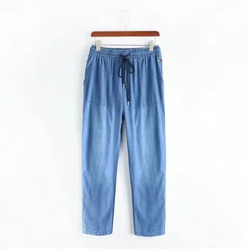 2018 spring Plus Size Casual Women Jeans Pant Slim Stretch Cotton Denim Trousers for woman Blue 2XL-5XL
2018 spring Plus Size Casual Women Jeans Pant Slim Stretch Cotton Denim Trousers for woman Blue 2XL-5XL