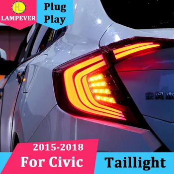 For Honda Civic 10th Sedan 2015 2016 2017 2018 12V Car Tail lights Taillight Rear Lamp Automobiles Turning+Reversing+Brake light
For Honda Civic 10th Sedan 2015 2016 2017 2018 12V Car Tail lights Taillight Rear Lamp Automobiles Turning+Reversing+Brake light